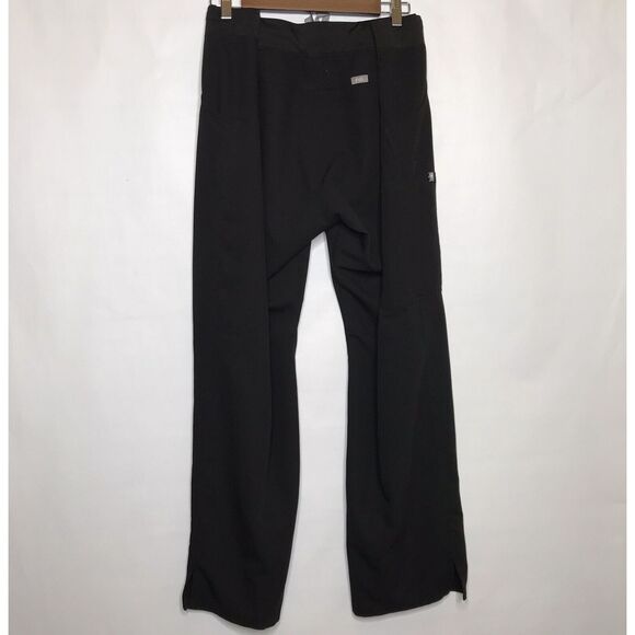 Figs Kade Cargo Scrub Pants Black Women Size XXL Pocket Nursing Uniform 1670 - Picture 3 of 5